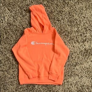 Champion Vibrant Orange Pullover Hoodie